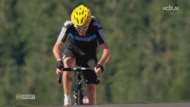 Cyclisme / Tour de France (7e étape): Chris Froome remporte l'étape et Bradley Wiggins s'empare du maillot jaune