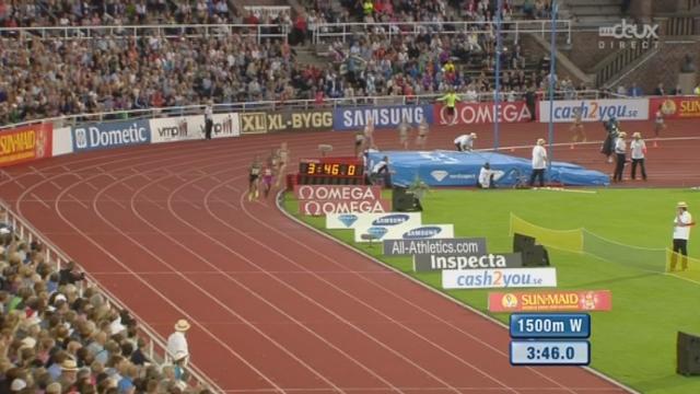 Meeting Ligue de Diamant de Stockholm. 1500 m dames: Maryam jusuf Jamal (BAH), la "Lausannoise", s'impose