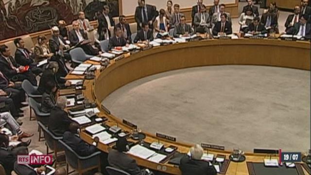 La Russie et la Chine ont opposé leur veto jeudi au Conseil de sécurité de l'ONU à une résolution occidentale menaçant le régime syrien de sanctions