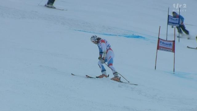 Ski alpin / géant messieurs Bansko (BUL): 2e manche: Marc Berthod (SUI), meilleur Helvète après la 1re manche (16e). Mais éliminé en seconde