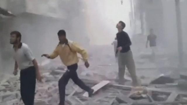 Séquences choisies - Bombardement sur Alep en Syrie