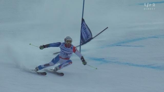 Ski alpin / géant messieurs Bansko (BUL): 1re manche: Sandro Viletta et Didier Défago (SUI). Les Suisses à la peine
