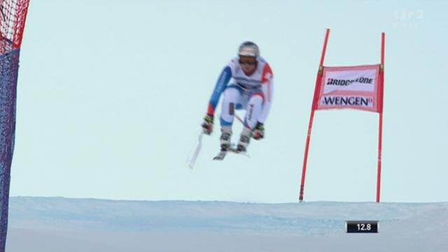 Ski Alpin / Super combiné de Wengen (SUI): belle descente de Beat Feuz qui prend la tête