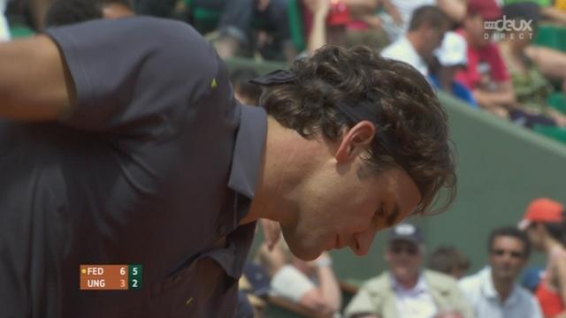 2e manche: Roger Federer enchaîne avec le 2e set (6-3 6-2)