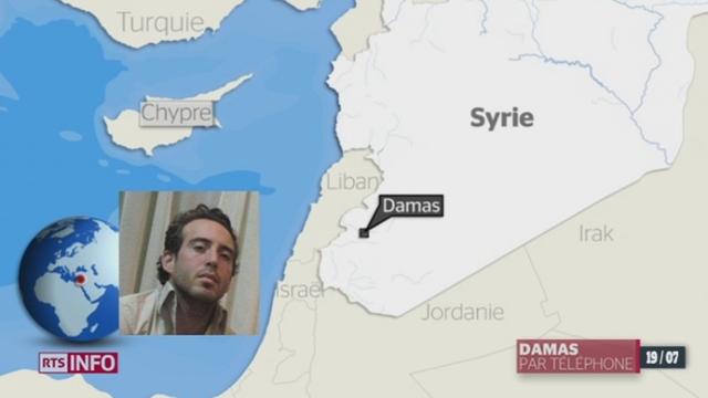 Syrie: témoignage d'un citoyen français résidant à Damas qui décrit la situation de ces dernières vingt-quatre heures