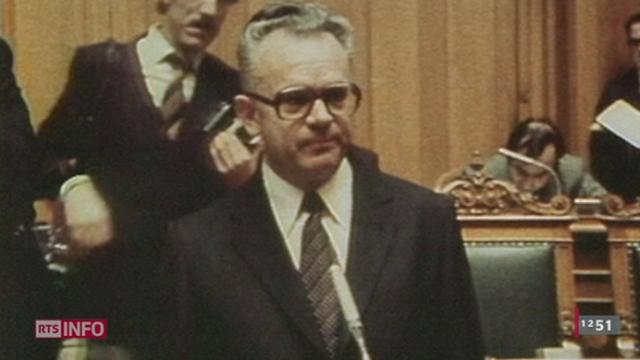 L'ancien conseiller fédéral Léon Schlumpf est décédé à l'âge de 87 ans