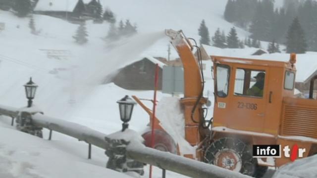 Tempête Andrea: environ 1'800 foyers ont été privés d'électricité pendant plus de vingt heures dans les Alpes vaudoises