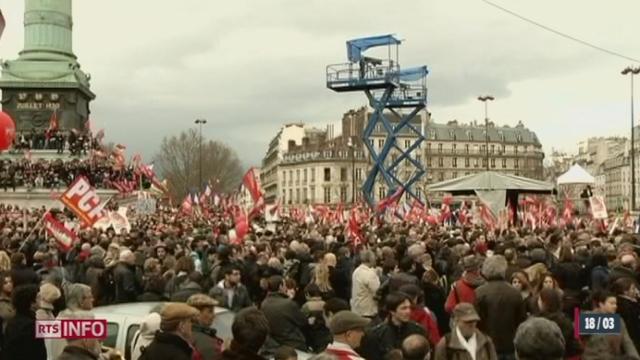 France: Jean-Luc Mélenchon a rassemblé dimanche ses troupes sur la place de la Bastille