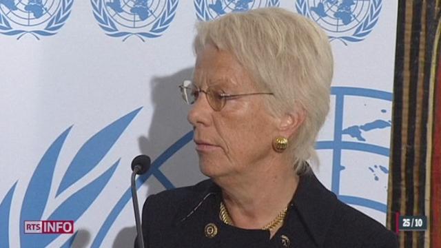 Syrie: Carla Del Ponte revient sur le devant de la scène et enquêtera sur les crimes commis dans le pays