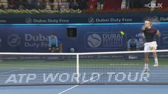 Tennis / Open de Dubaï (finale) : impressionant, Roger Federer s'impose face à l'Ecossais Andy Murray (7-5 6-4)