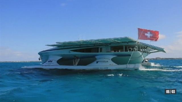 Le bateau solaire suisse PlanetSolar a traversé sans encombre le golfe d'Aden qui regorge de pirates