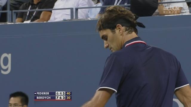 1/8 de finale: Federer - Berdych. Sursaut d'orgueil de Federer qui joue beaucoup mieux et prend le 3e set 6-3... Va-t-il pouvoir renverser cette rencontre?