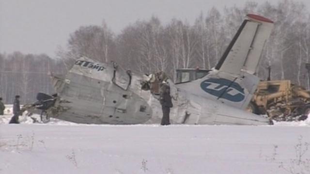 Séquences choisies -  Images du crash en Sibérie