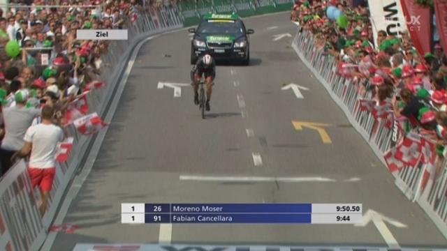 Extraordinaire performance de Fabian Cancellara lors du contre-la-montre à Lugano