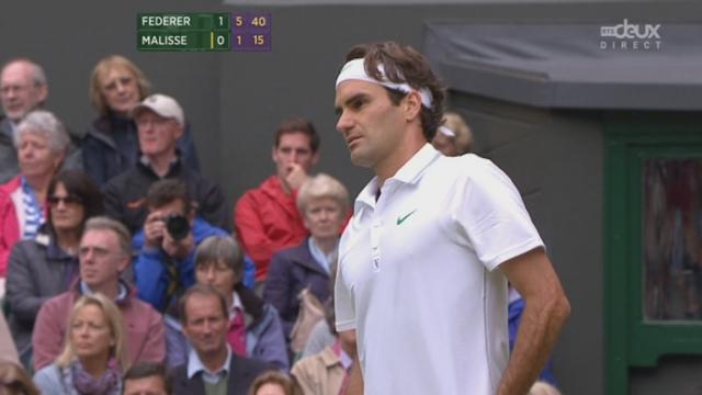 1/8, Federer - Malisse: Après un 1er set compliqué, RF déroule et ne laisse aucune chance au Belge (7-6 6-1)