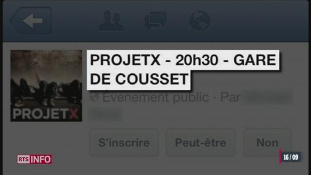 VD: 150 jeunes se sont déplacés dans le village de Cousset pour un Projet X