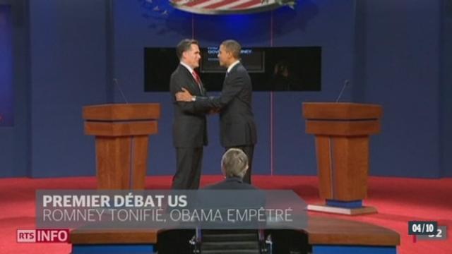 Etats-Unis: le candidat républicain Mitt Romney a pris un certain avantage suite au débat télévisé de mercredi soir l'opposant à Barack Obama