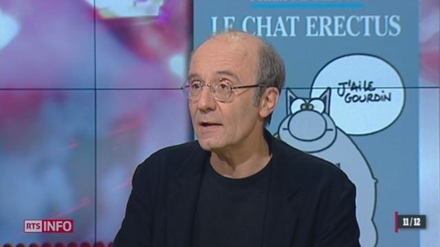 L'invité culturel: Philippe Geluck sort un 17ème album de son chat bien connu, "le Chat Erectus"