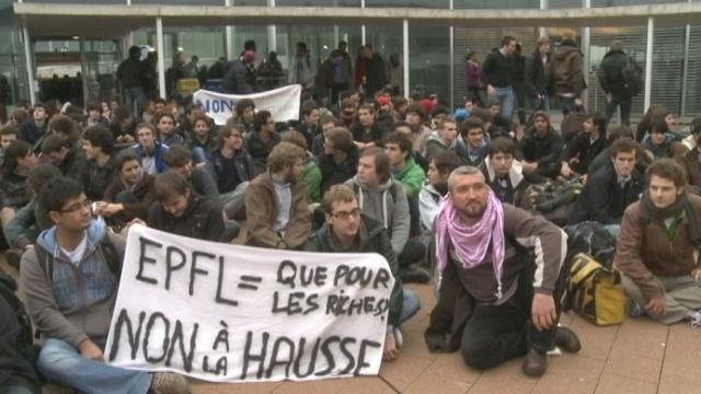 Séquences choisies - Les étudiants de l'EPFL protestent