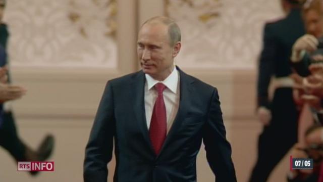 Russie: à Moscou, Vladimir Poutine a prêté serment lundi pour un troisième mandat à la présidence