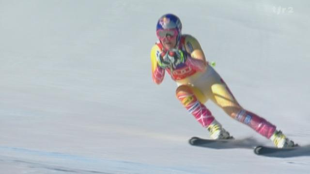 Ski alpin / descente dames de Cortina : l'Italienne Daniela Merighetti remporte la descente devant son public en devançant Lindsey Vonn et Maria Höfl-Riesch, Fabienne Suter termine au 7e rang
