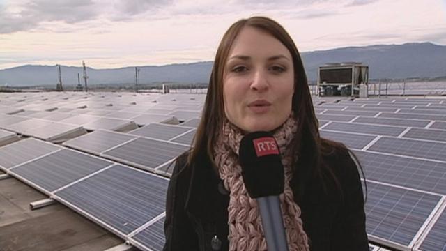 GE: la plus grande centrale photovoltaïque de suisse a été inaugurée mardi sur le toit de Palexpo