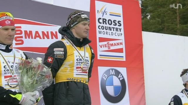 Ski nordique: Dario Cologna remporte pour la troisième fois de sa carrière le globe du classement général de la Coupe du monde