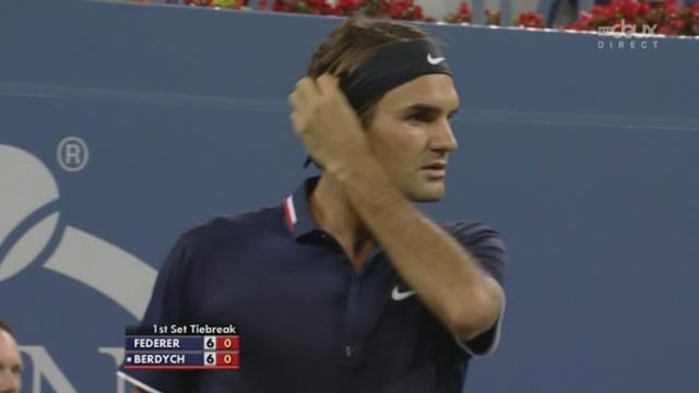 1/8 de finale: Federer - Berdych. 7-6