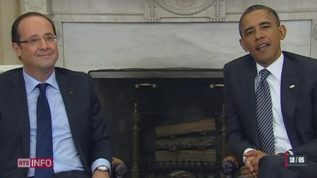 Le président français, François Hollande, est arrivé vendredi après-midi à Washington pour rencontrer en tête-à-tête Barack Obama