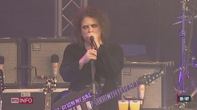 Le Paléo festival fêtait mercredi soir le grand retour du groupe de rock britannique "The Cure"