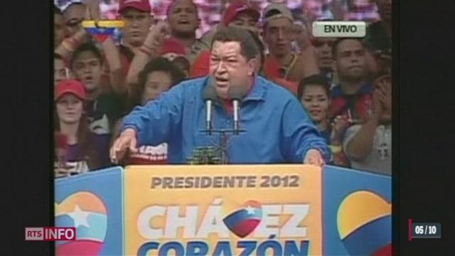 Vénézuela: le président sortant, Hugo Chavez, reste le favori des sondages pour l'élection présidentielle