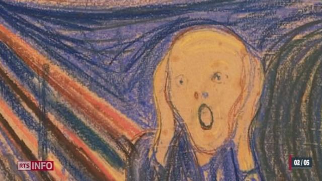 Une version du "Cri" peint par le Norvégien Edvard Munch va être mise aux enchères mercredi soir à New York