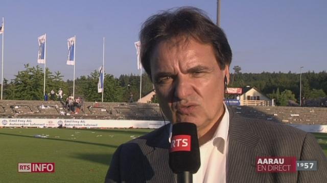 Le FC Sion se maintient en Super League au détriment d'Aarau: entretien avec Christian Constantin, président du FC Sion