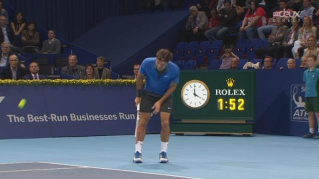 Finale - Federer - Del Potro (4-6,7-6,1-2) - Après un incident pour Federer, l'Argentin sauve 3 balles de break