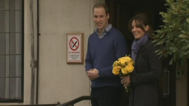 Kate sort de l'hôpital accompagnée du prince William
