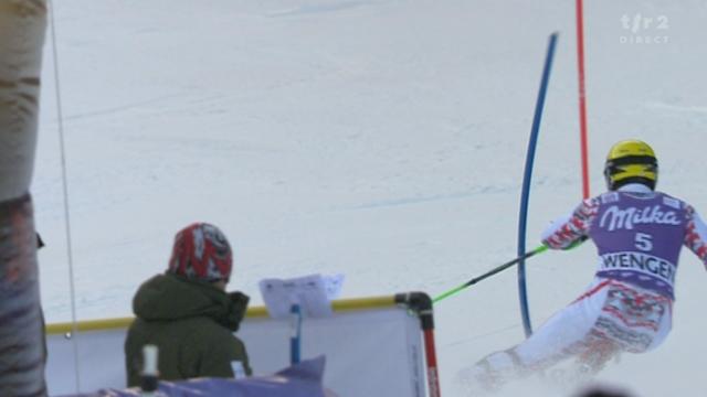Ski Alpin / Slalom de Wengen: 1ère manche. Hirscher enfourche, le favori est disqualifié