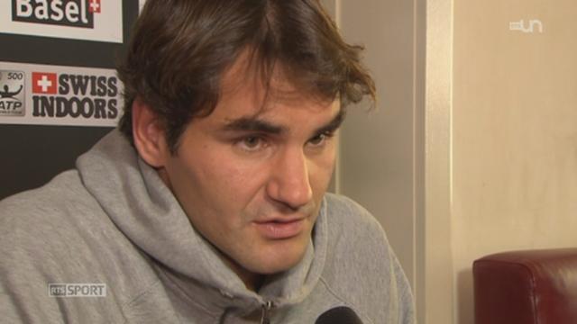 Tennis/ Swiss Indoors de Bâle: Roger Federer évoque sa saison et sa carrière avant d'entamer son tournoi de coeur qu'il a remporté à cinq reprises