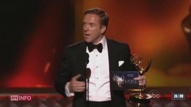 Cérémonie des Emmy Awards (Los Angeles): Homeland confirme son statut de phénomène télé en raflant tous les prix les plus prestigieux