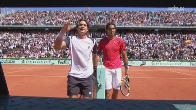 ½  : Nadal-Ferrer. Rafa inflige une véritable correction à son compatriote (6-2/6-2/6-1)