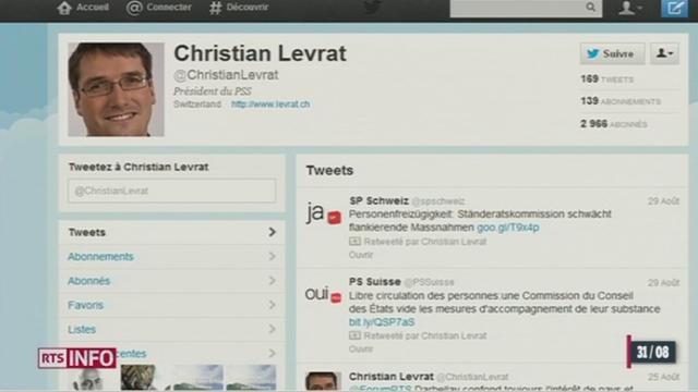 Les politiciens suisses investissent toujours plus le réseau social Twitter