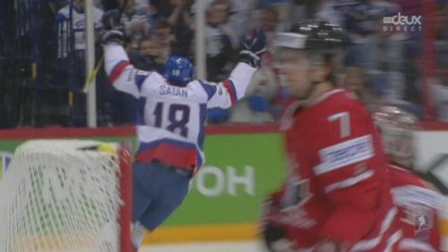 1er quart de finale. Canada - Slovaquie. 10e minute: Satan double la mise pour les Slovaqs (0-2/10e)