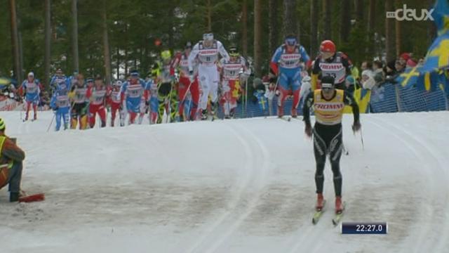 Ski nordique: Dario Cologna a fait main basse sur le 15 km en style classique de Falun (Suède)