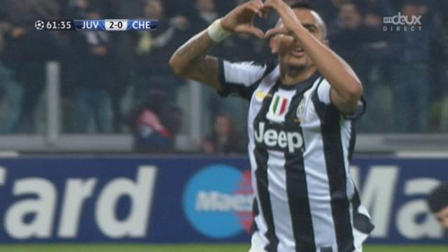 Group E. 5e j.  Juventus – Chelsea (2-0): 61e but de Vidal confirmant la domination du club Italien.