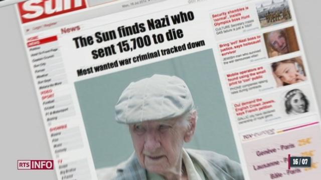 La trace de Laszlo Csatary, le criminel nazi le plus recherché jusqu'à ce jour, a été retrouvée à Budapest par des enquêteurs du journal britannique The Sun