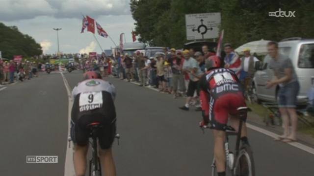 Cyclisme / Tour de France (19e étape): Bradley Wiggins a écrasé un peu plus la course en remportant le contre-la-montre entre Bonneval et Chartres