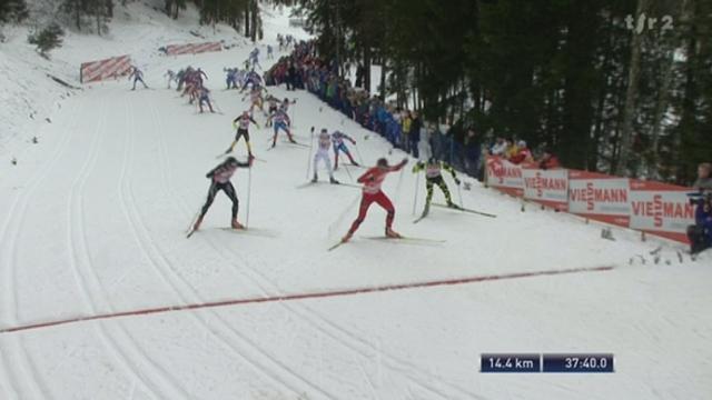 Ski de Fond / Tour de ski:Northug est revenu. Le Norvégien et Cologna dominent leurs adversaires après 37 minutes