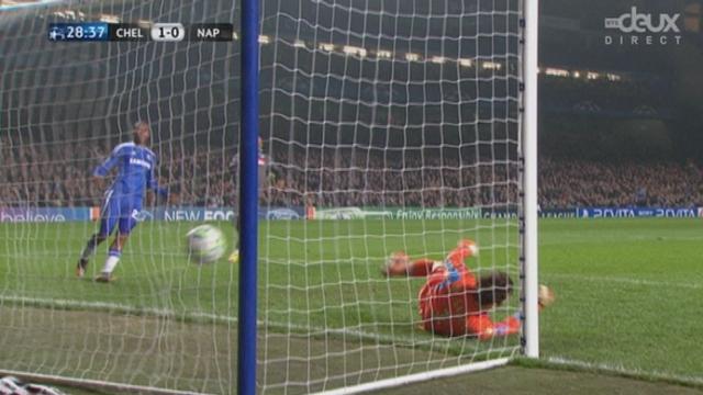 28e minute: Didier Drogba, tête plongeante, après un centre de Ramires (1-0)