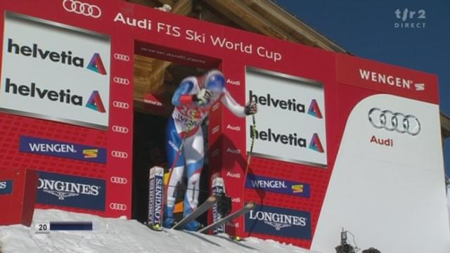 Ski Alpin / Descente de Wengen (SUI): déception pour Didier Défago qui parvient pas à terminer mieux que 20ème
