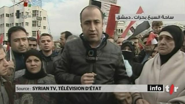 Selon la télévision d'Etat syrienne, un attentat suicide aurait fait au moins vingt-cinq morts et quarante-six blessés en plein coeur de Damas