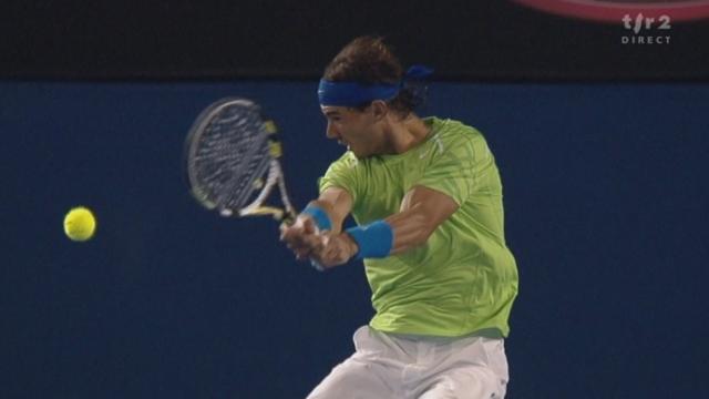 Tennis / Open d’Australie (1/2 finale) : Federer décroche dans le 2ème set. 6-2 pour Nadal.